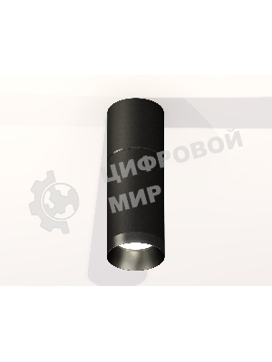 Светильник Ambrella Light XS6323061 SBK/PBK черный песок/черный полированный MR16 GU5.3 (C6302, A2061, C6323, N6131)