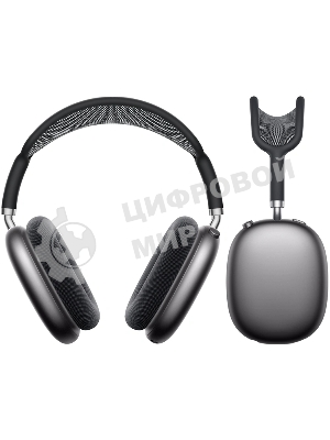 Наушники накладные Hoco W65 PLUS т.серый беспроводные bluetooth оголовье (50397)