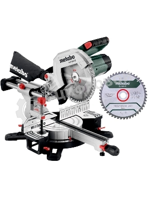 Торцовочная пила Metabo KGS 254 M set 1450Вт 5000об/мин d=254мм