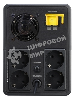 Источник бесперебойного питания APC Easy-UPS BVX2200LI-GR 1200Вт 2200ВА черный