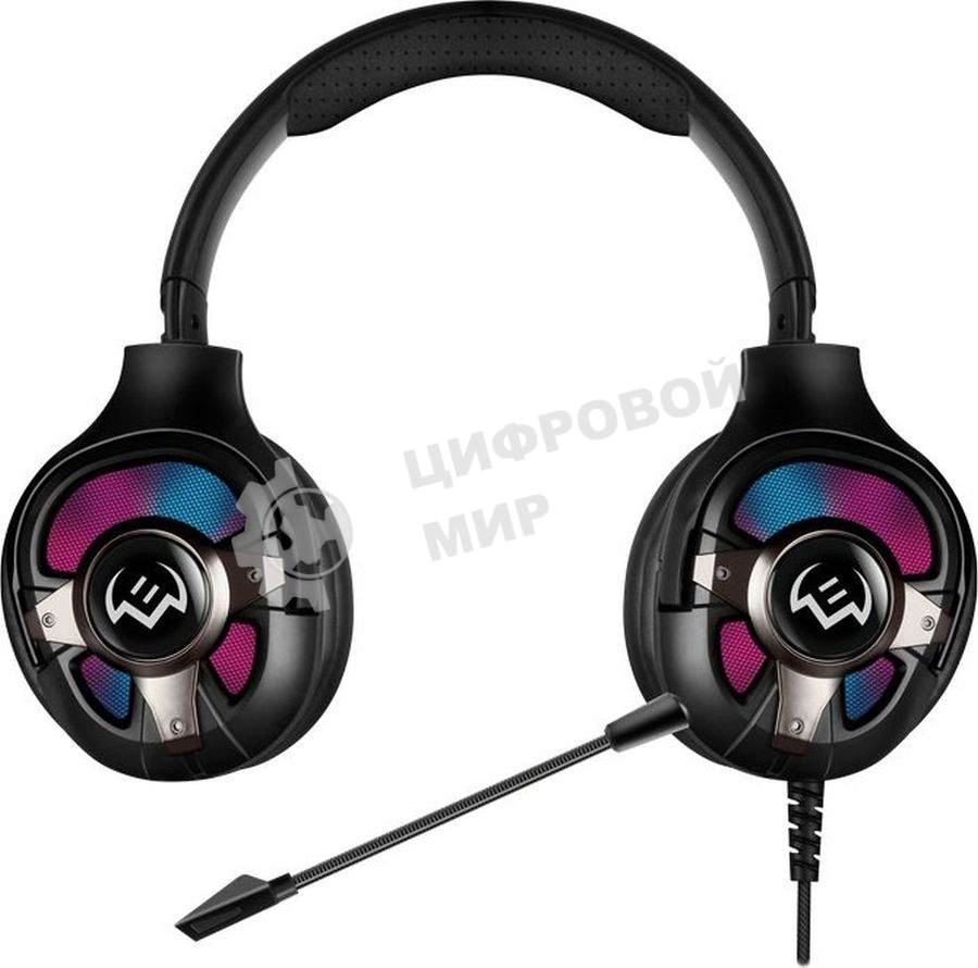 Наушники с микрофоном Sven AP-U1100MV черный 2.2м мониторные оголовье