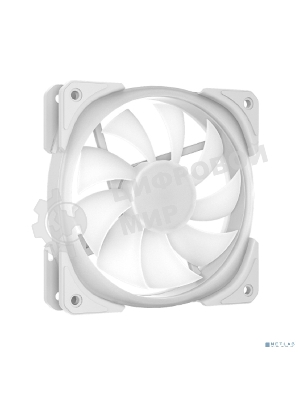 Вентилятор для корпуса Powercase (CM21-14W ARGB) White 140x140x25mm (PWM, 100шт./кор, 4pin +ARGB Sync, 800-1500±10% об/мин) Bulk