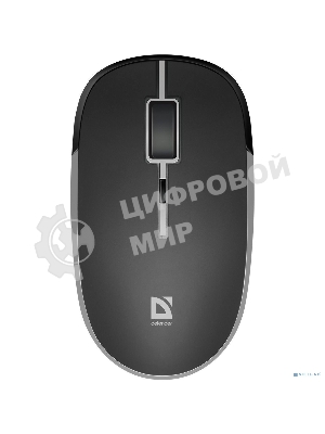 Мышь беспроводная Defender Hit MB-775 черный, 1600 dpi, радиоканал, USB, кнопки - 4