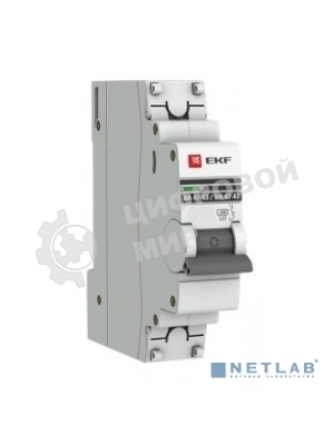 Выключатель автоматический EKF mcb4763-1-40C-pro 1P 40А (C) 4,5kA ВА 47-63 EKF PROxima