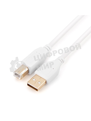 Кабель а/в GoPower Длина 1.8 м Разъемы USB A (M)-USB B (M) белый 00-00028931