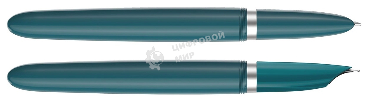Ручка перьевая Parker 51 Core (CW2123506) Teal Blue CT, F, сталь нержавеющая, подарочная коробка