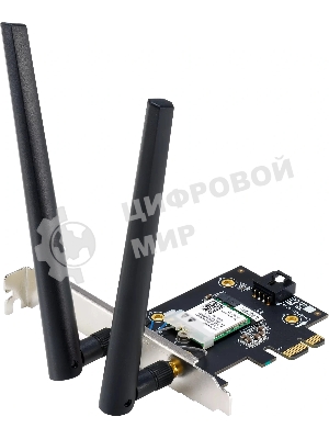 Сетевой адаптер Wi-Fi + Bluetooth Asus PCE-BE6500 BE6500 PCI Express 2ант.