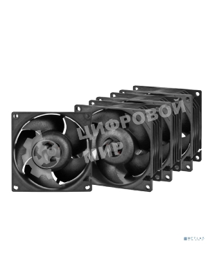 Комплект вентиляторов для корпуса Arctic S8038-10K (4 Pack) черный, 80 мм, 10000 об/мин, 4 pin