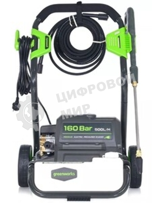 Мойка высокого давления GreenWorks GPWG8II 160 bar электрическая (5106807)