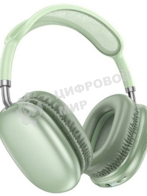 Беспроводные/проводные наушники Borofone BO22 Plus зеленый, полноразмерные, Bluetooth + проводной, складная конструкция