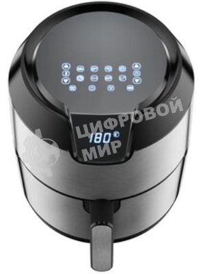 Аэрогриль Tefal EY401D15 серебристый, 1500 Вт, 4.2 л, сенсор, 8 программ