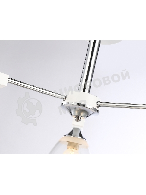 Светильник Ambrella light TR9091/3 WH/CH белый/хром E27*3 max 40W D570*270