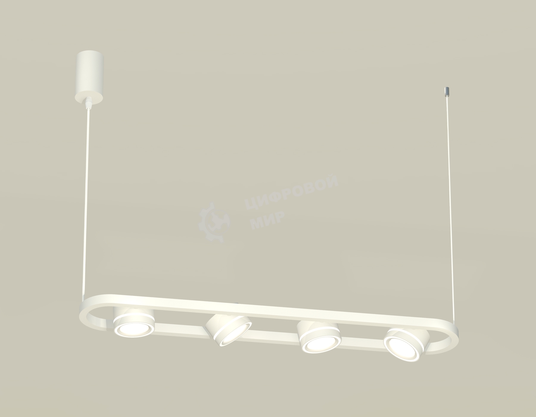 Светильник Ambrella light XB9163151/4 SWH/FR белый песок/белый матовый GX53 (C9163, N8433)