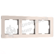 Рамка на 3 поста Acrylic (айвори) W0032743