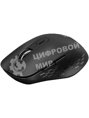 Мышь Оклик 417MW черный оптическая 3200dpi silent беспров. BT/Radio USB 6but (1677300)
