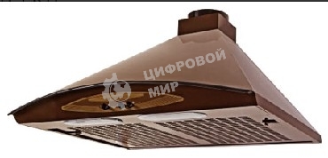 Вытяжка каминная Gefest ВВ 1 К17 коричневый/золотистый, 60 см, 180 куб. м/ч, 64 дБ