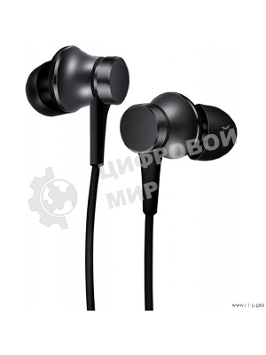 Проводные наушники Xiaomi Mi In-Ear Headphones Basic черный, внутриканальные, Jack 3.5 мм