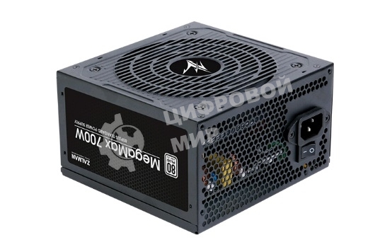 Блок питания Zalman ZM700-TXII V1/V2 RTL, 700Вт, 80 PLUS, 120мм, черный