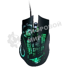 Мышь проводная Qumo Gremlin M37 черный, 3200 dpi, USB, кнопки - 6