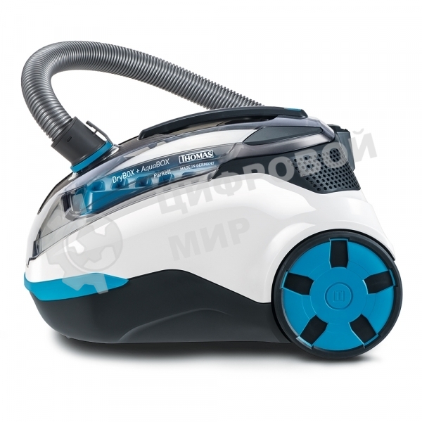 Пылесос Thomas DryBOX+AquaBOX Parkett белый/синий, 325/1700Вт, уборка сухая, пылесборник контейнер 2.6 л