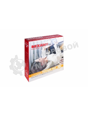 Теплый пол Rexant Standard RND -80-1200 (1200Вт/80м/S обогрева, м2: 7,5-10,0) (двух жильный)