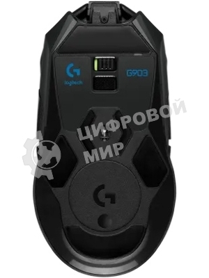 Мышь беспроводная Logitech G903 LIGHTSPEED черный, 25600 dpi, радиоканал, USB, кнопки - 11