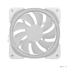 Вентилятор для корпуса Powercase (CM21-14W ARGB) White 140x140x25mm (PWM, 100шт./кор, 4pin +ARGB Sync, 800-1500±10% об/мин) Bulk