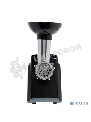 Мясорубка электрическая Moulinex ME105830 черный, 1400 Вт, 1.7 кг/мин, реверс, защита от перегрузки, насадки - 3