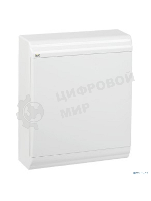 Бокс ЩРН-П-24 модуля навесн.пластик IP41 PRIME белая дверь IEK_MKP82-N-24-WD-41-10