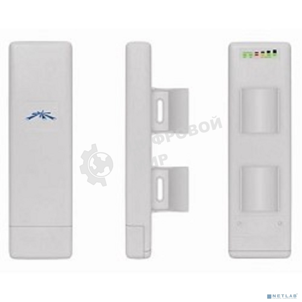 Сетевое оборудование UBIQUITI NSM2(EU) всепогодная Wi-Fi/TDMA AP/CPE. 802.11n, 2,4 ГГц, антенна 11 дБ