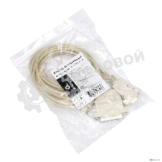 Кабель 0-модемный Cablexpert CC-140-6-N универсальный, 25F+9F/25F+9F, 1.8м, пакет
