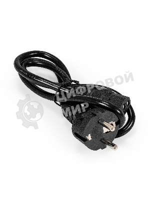 Кабель питания ExeGate Special PC-1S (Евровилка Schuko->C13, 3*1.0мм2, CCA, черный, 1 м)