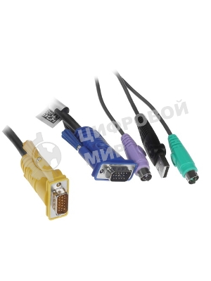 Кабель ATEN USB-PS/2 HYBRID CABLE.; 3M*2L-5303UP
