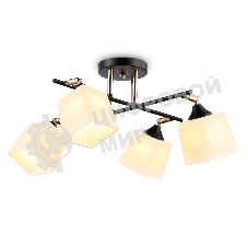 Светильник Ambrella light TR303084/4 BK/FGD/FR черный/золото/белый матовый E27/4 max 40W 580*580*250