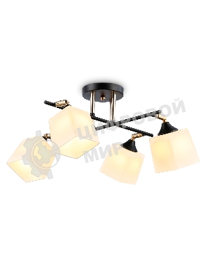 Светильник Ambrella light TR303084/4 BK/FGD/FR черный/золото/белый матовый E27/4 max 40W 580*580*250