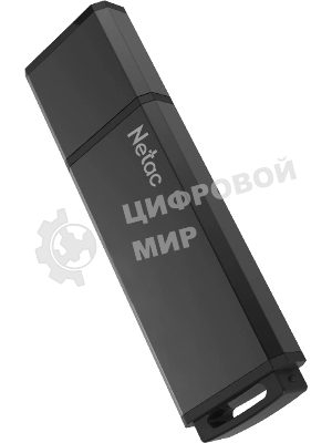 Флешка USB Netac U351 (NT03U351N-064G-32BK), 64Gb, USB 3.0, R/W 110/45, черный
