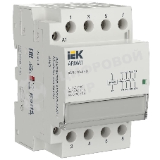 Контактор модульный IEK ARMAT KMR 40А 24В AC/DC 4НО