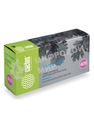 Картридж лазерный Cactus CS-CLT-C409S голубой (1000 стр.) для принтеров Samsung CLP-310/315/CLX-3170/3175/3175FN