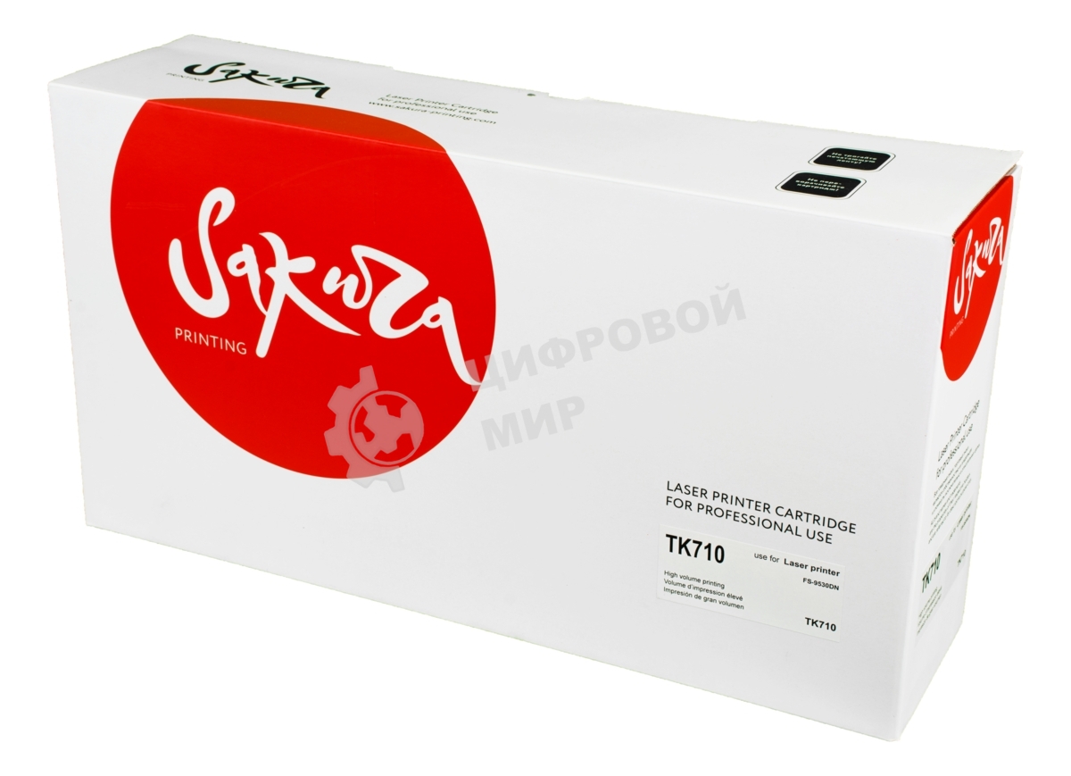 Картридж Sakura TK710 для Kyocera FS-9130DN, FS-9530DN, черный, 40 000 к.