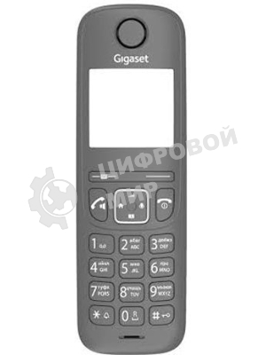 Дополнительная трубка Dect Gigaset AS690HX черный для AS690