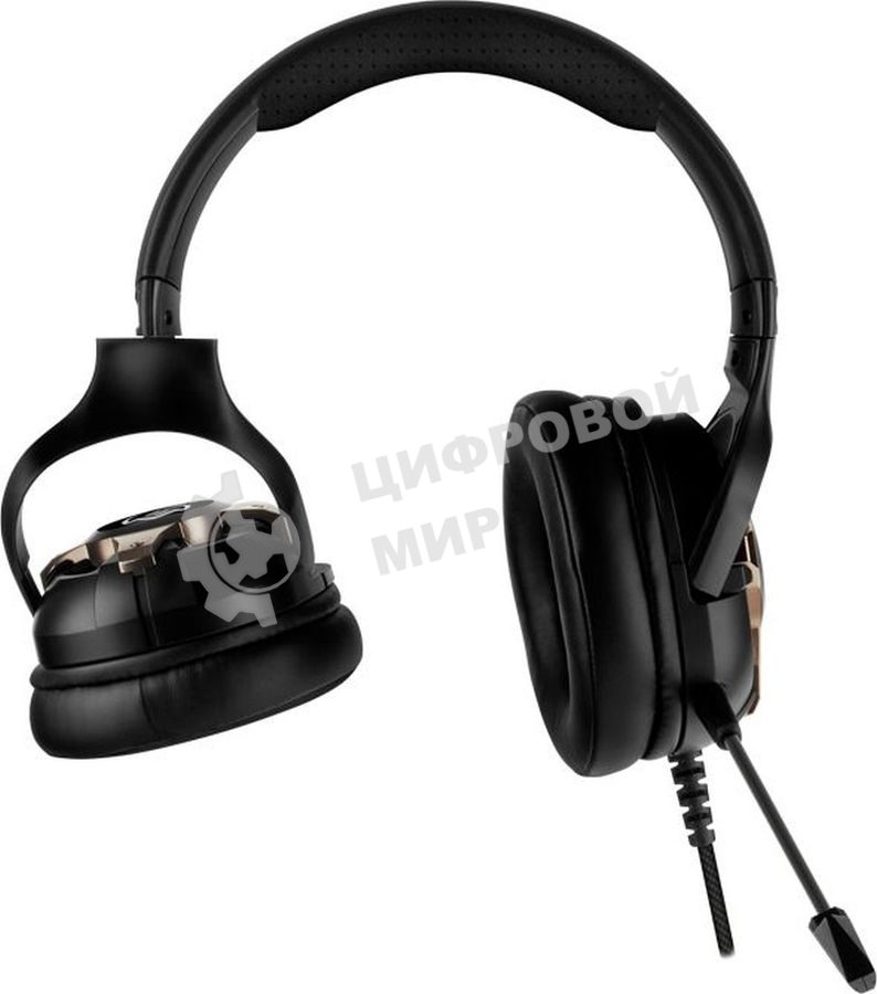 Наушники с микрофоном Sven AP-U1100MV черный 2.2м мониторные оголовье