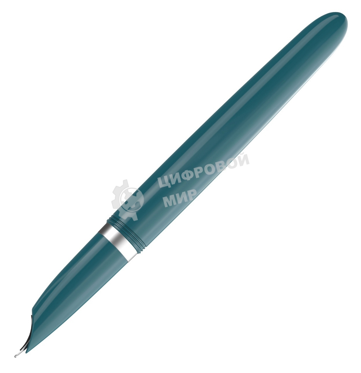 Ручка перьевая Parker 51 Core (CW2123506) Teal Blue CT, F, сталь нержавеющая, подарочная коробка