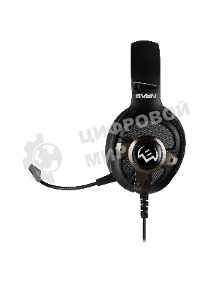 Гарнитура Sven AP-U1100MV чёрный, проводная, USB, подсветка