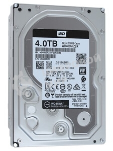 Жесткий диск WD SATA-III 4TB WD4006FZBX черный (7200rpm) 256Mb 3.5