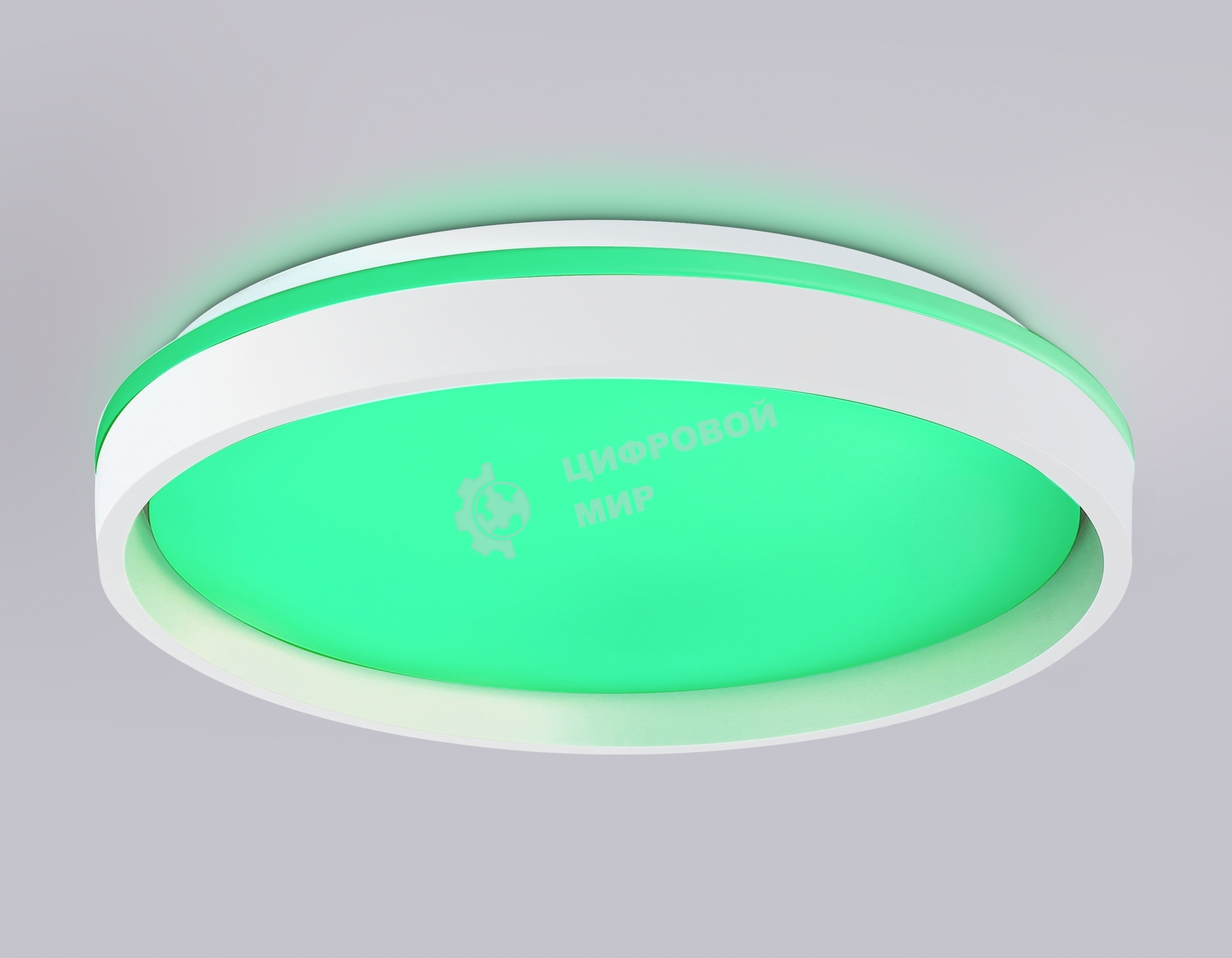 Светодиодный светильник RGB Ambrella light FZ607 WH/GD белый/золото IP20 66W 3000K-6500K+RGB D490*85 (ПДУ ИК)