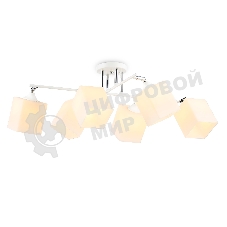 Светильник Ambrella light TR303088/6 WH/CH/FR белый/хром/белый матовый E27/6 max 40W 840*620*260