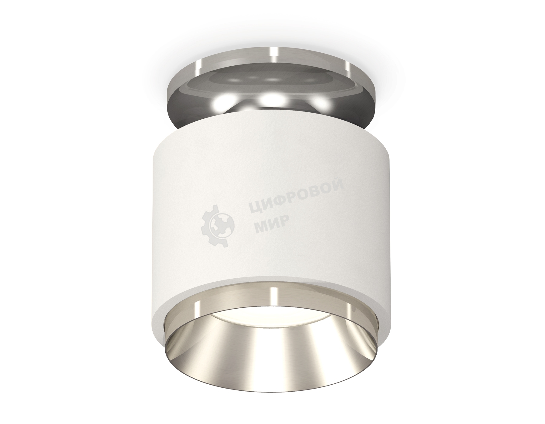 Светильник Ambrella Light XS7510080 SWH/PSL белый песок/серебро полированное MR16 GU5.3 (N7927, C7510, N7032)