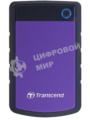 Внешний HDD Transcend USB 3.0 1Tb TS1TSJ25H3P StoreJet 25H3P (5400 об/мин) 2.5