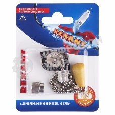 Выключатель Rexant для настенного светильника c деревянным наконечником Silver блист.