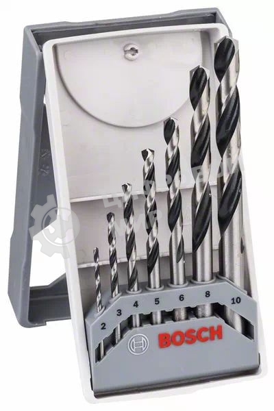 Набор сверл BOSCH 2.608.577.347 HSS PointTeQ 7шт Mini X-Line